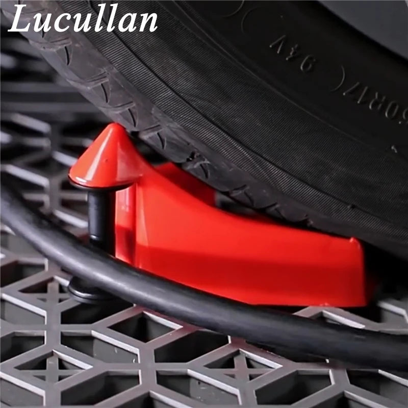 Lucullan Tire Wedge Hose Guide - Anti-Pinch Tool for Car Wash (1/2 Pack, Red)