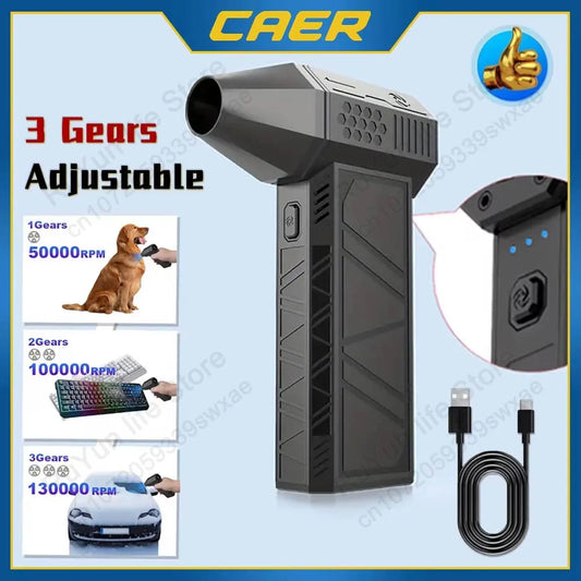 CAER Mini Turbo Jet Fan Electric Air Duster