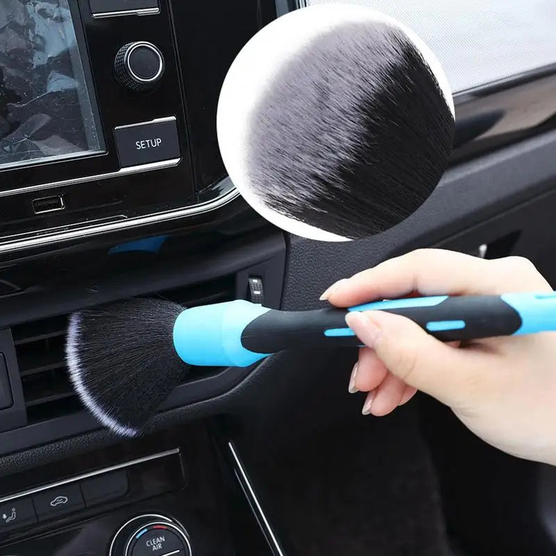 Car Detailing Brush - Interior & Rim Cleaning Tool for Gaps and Air Vents