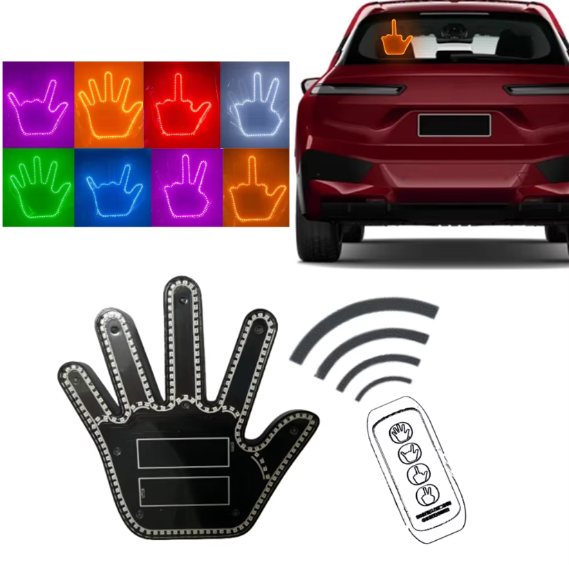 Illuminated Finger Gesture Light